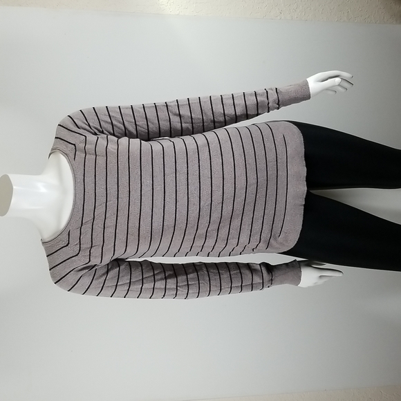 Hoity Toity Thin Striped Sweater M - Picture 1 of 11